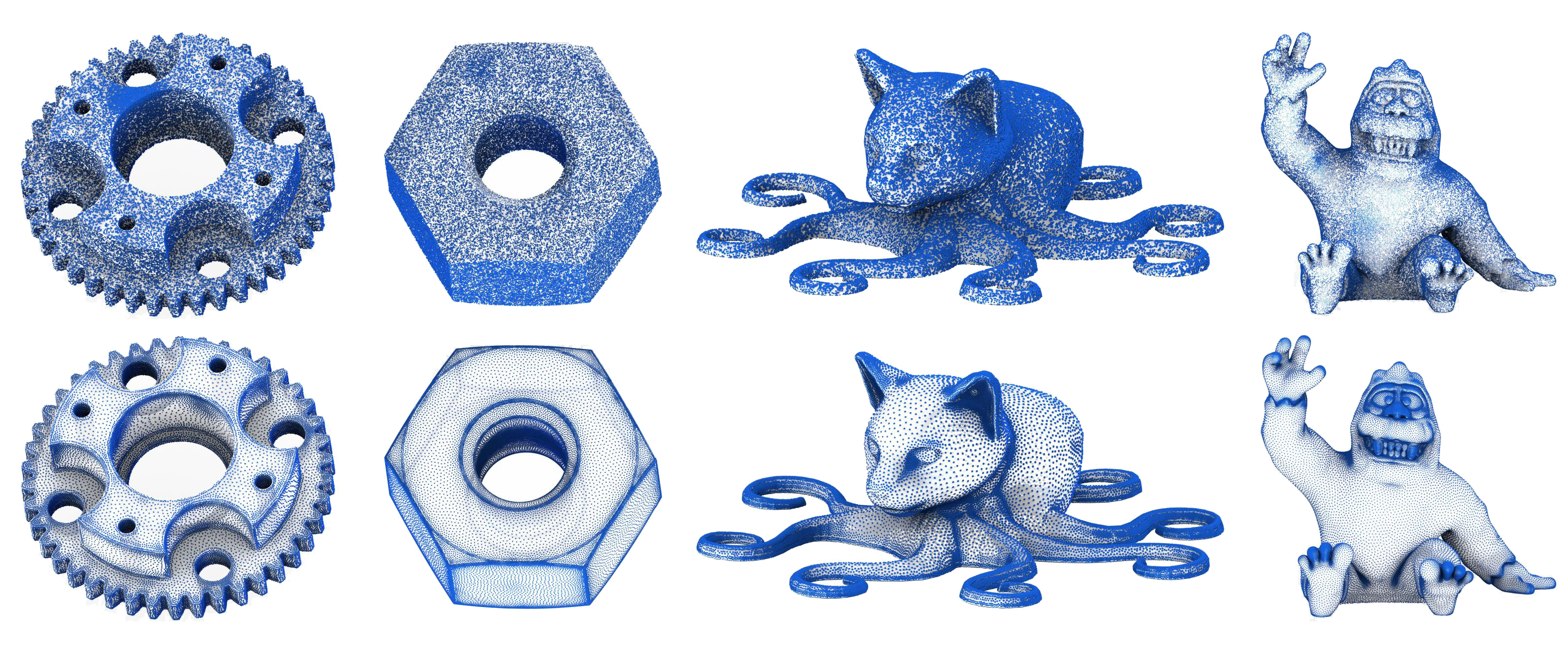 Implicit-Assisted Poisson-Disk Resampling with Sharp Feature Preservation
